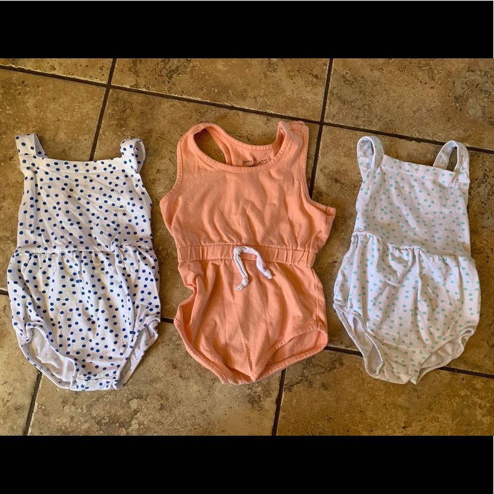 June & January 2t romper bundle